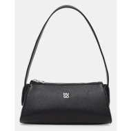 τσάντα hugo χρώμα: μαύρο, 50546985 κύριο υλικό: 60% ανακυκλωμένος πολυεστέρας, 40% πολυουρεθάνη
φόδρ