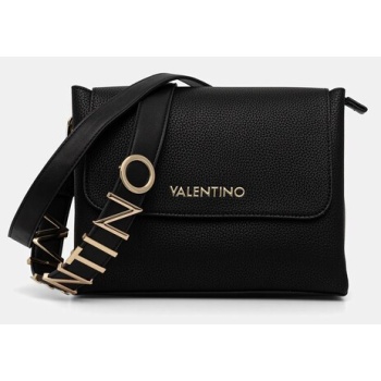 τσάντα valentino bags χρώμα μαύρο, vbs5a803 100%