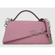 δερμάτινη τσάντα karl lagerfeld χρώμα: κόκκινο, a1w30458 κύριο υλικό: 100% δέρμα βοοειδών
φόδρα: 100