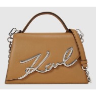 δερμάτινη τσάντα karl ...