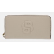 πορτοφόλι boss χρώμα: μπεζ, 50536354 κύριο υλικό: 62% ανακυκλωμένη πολυουρεθάνη, 30% πολυεστέρας, 8%