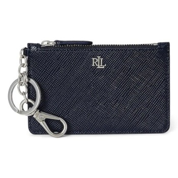 δερμάτινο πορτοφόλι lauren ralph lauren χρώμα μαύρο