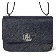 δερμάτινη τσάντα lauren ralph lauren χρώμα: καφέ, 431974272 κύριο υλικό: φυσικό δέρμα
φόδρα: πολυεστ