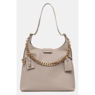 δερμάτινη τσάντα marciano guess χρώμα: μπεζ, 5ygz05 7330a υλικό 1: δέρμα
υλικό 2: 100% βαμβάκι