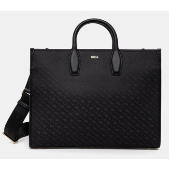 τσάντα boss χρώμα μαύρο, 50552463 100% πολυεστέρας