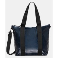 τσάντα rains 14160 tote bag mini χρώμα: μπλε, 14160 100% πολυεστέρας