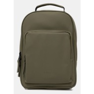 σακίδιο πλάτης rains 13260 book daypack χρώμα: πράσινο, 13260 100% πολυεστέρας με επίστρωση πολυουρε