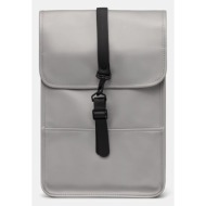 σακίδιο πλάτης rains 13020 backpack mini χρώμα: γκρι, 13020 100% πολυεστέρας με επίστρωση πολυουρεθά