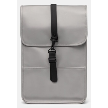 σακίδιο πλάτης rains 13020 backpack mini χρώμα γκρι, 13020