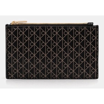 πορτοφόλι calvin klein χρώμα μαύρο, lv04f1084g 70%