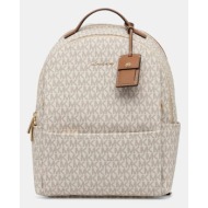 σακίδιο πλάτης michael michael kors sable χρώμα: μπεζ, 30t5g3xb2b συνθετικό ύφασμα