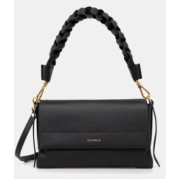 δερμάτινη τσάντα coccinelle boheme grana double χρώμα