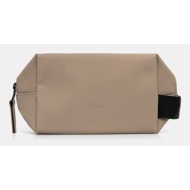 νεσεσέρ καλλυντικών rains 15580 wash bag small χρώμα: μπεζ, 15580 100% πολυεστέρας