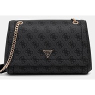 τσάντα guess noelle χρώμα: γκρι, hwbg96 72210 κύριο υλικό: 100% pu - πολυουρεθάνη
φόδρα: 100% πολυεσ