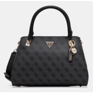 τσάντα guess noelle χρώμα: γκρι, hwbg96 72070 κύριο υλικό: 100% pu - πολυουρεθάνη
φόδρα: 80% πολυεστ