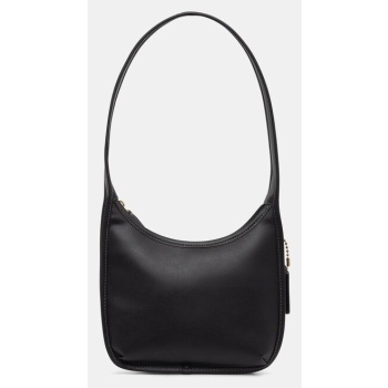 δερμάτινη τσάντα coach χρώμα μαύρο, caf11 κύριο υλικό