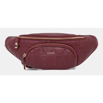 τσάντα φάκελος liu jo χρώμα μπορντό, af5162.e0538 100%