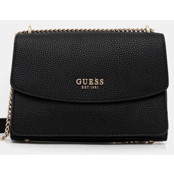 τσάντα guess calista χρώμα μαύρο, hwbg73 34210 υλικό 1
