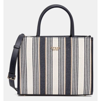 τσάντα guess nicolette χρώμα ναυτικό μπλε, hwas96 62220