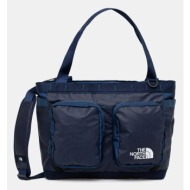 τσάντα the north face base camp voyager χρώμα: ναυτικό μπλε, nf0a81bm9261 υφαντικό υλικό