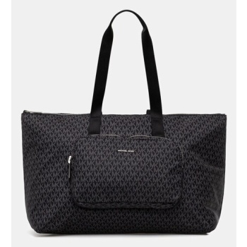 τσάντα δυο όψεων michael michael kors tanner χρώμα μαύρο