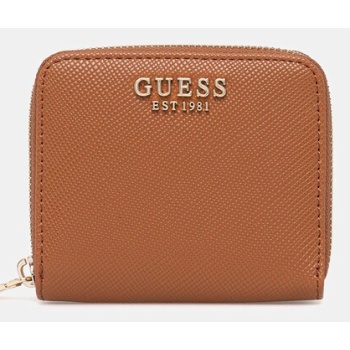 πορτοφόλι guess laurel χρώμα καφέ, swzg74 59137 υλικό 1