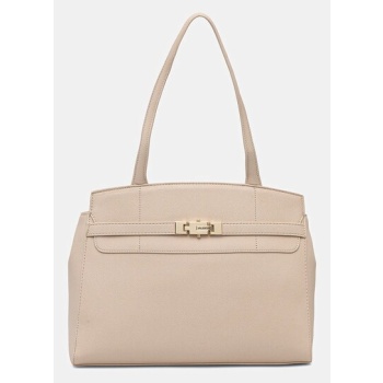 τσάντα valentino bags χρώμα μπεζ, vbs9ad01 100%