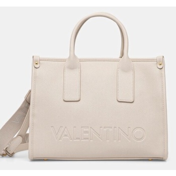 τσάντα valentino bags χρώμα μπεζ, vbs9eo04 κύριο υλικό