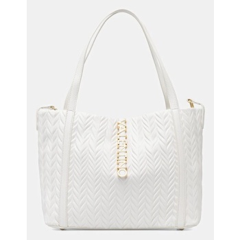 τσάντα valentino bags χρώμα άσπρο, vbs9ab01 κύριο υλικό
