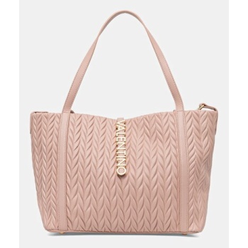 τσάντα valentino bags χρώμα ροζ, vbs9ab01 κύριο υλικό