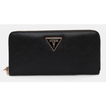 πορτοφόλι guess laurel χρώμα μαύρο, swzg74 59146 κύριο