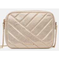 τσάντα morgan χρώμα: χρυσαφί, 2mia 100% πολυεστέρας