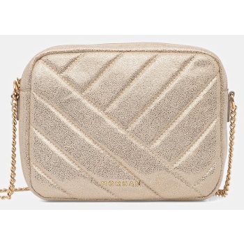 τσάντα morgan χρώμα χρυσαφί, 2mia 100% πολυεστέρας
