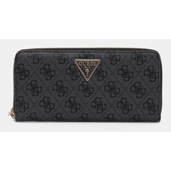 πορτοφόλι guess laurel χρώμα γκρι, swsg74 59146 υλικό 1