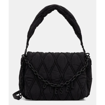 τσάντα diesel charm-d charm-d χρώμα μαύρο, x10265.p8048