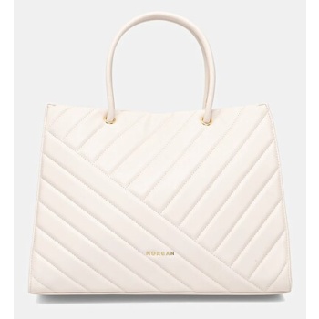 τσάντα morgan χρώμα μπεζ, 2cama κύριο υλικό 100%