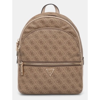 σακίδιο πλάτης guess manhattan χρώμα μπεζ, hwsg71 18330