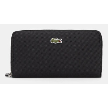 πορτοφόλι lacoste χρώμα μαύρο, nf2900pk υλικό 1 100%