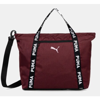 τσάντα puma χρώμα μπορντό, 91856 100% πολυεστέρας με