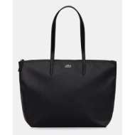 τσάντα lacoste χρώμα: μαύρο, nf1888pk κύριο υλικό: 100% χλωριούχο πολυβινύλιο
εσωτερικό: 100% πολυεσ