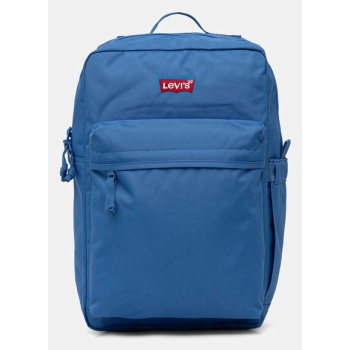 σακίδιο πλάτης levi`s χρώμα μπλε, d5463 100% πολυεστέρας