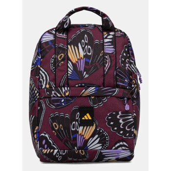 σακίδιο πλάτης adidas x farm rio χρώμα μπορντό, jn2674