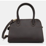 δερμάτινη τσάντα answear.lab χρώμα: καφέ 100% φυσικό δέρμα