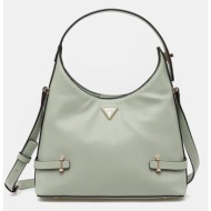 τσάντα guess rosalba χρώμα: πράσινο, hwzg96 57010 100% πολυουρεθάνη