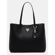 τσάντα guess meridian χρώμα: μαύρο, hwbg69 74230 υλικό 1: 100% πολυουρεθάνη
υλικό 2: 100% πολυεστέρα