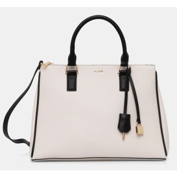 τσάντα aldo χρώμα μπεζ, nanever.966 κύριο υλικό 100%