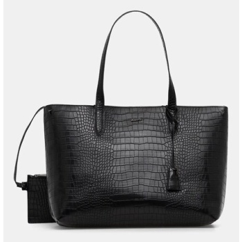 τσάντα aldo χρώμα μαύρο, tammera.009 κύριο υλικό 100%