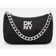 τσάντα dkny χρώμα: μαύρο, r52hek76 κύριο υλικό: 100% πολυεστέρας
άλλα υλικά: 100% πολυουρεθάνη