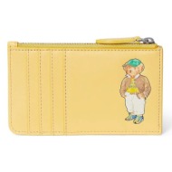 δερμάτινο πορτοφόλι polo ralph lauren χρώμα: κίτρινο, 427973075 κύριο υλικό: 100% φυσικό δέρμα
φόδρα