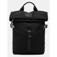 σακίδιο πλάτης guess arezzo χρώμα: μαύρο, hmarhn p5333 100% πολυεστέρας